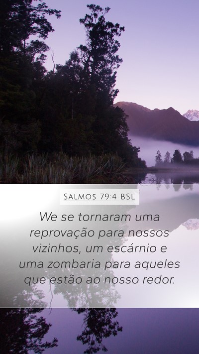 Salmos 79:4 BSL Bible Verse Image