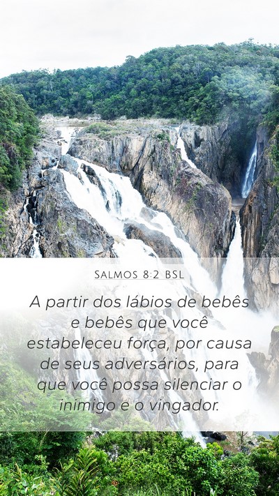 Salmos 8:2 BSL Bible Verse Image