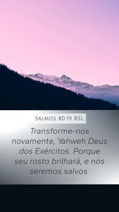 Salmos 80:19 BSL Bible Verse Image