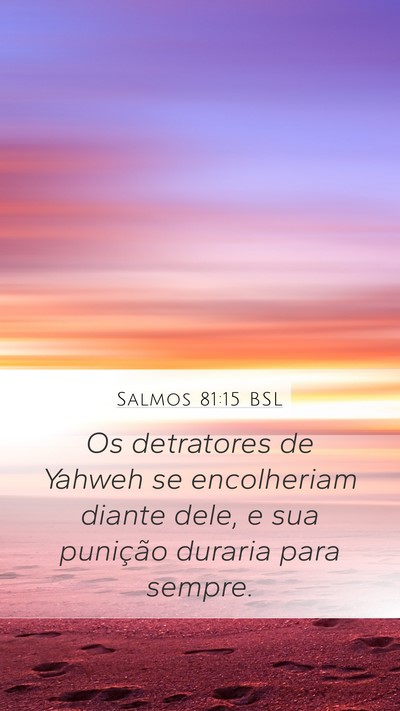 Salmos 81:15 BSL Bible Verse Image