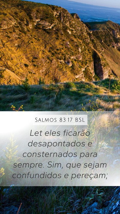 Salmos 83:17 BSL Bible Verse Image