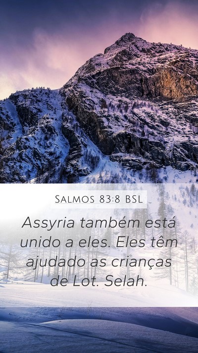 Salmos 83:8 BSL Bible Verse Image