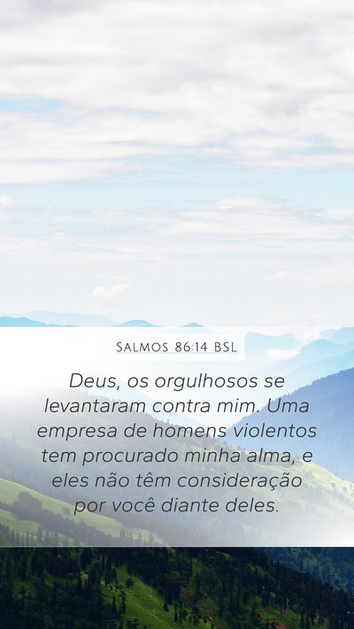 Salmos 86:14 BSL Bible Verse Image