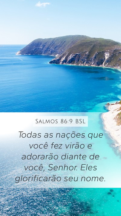 Salmos 86:9 BSL Bible Verse Image