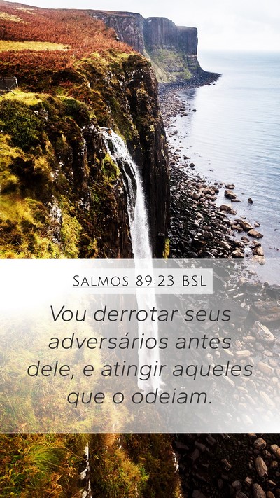Salmos 89:23 BSL Bible Verse Image