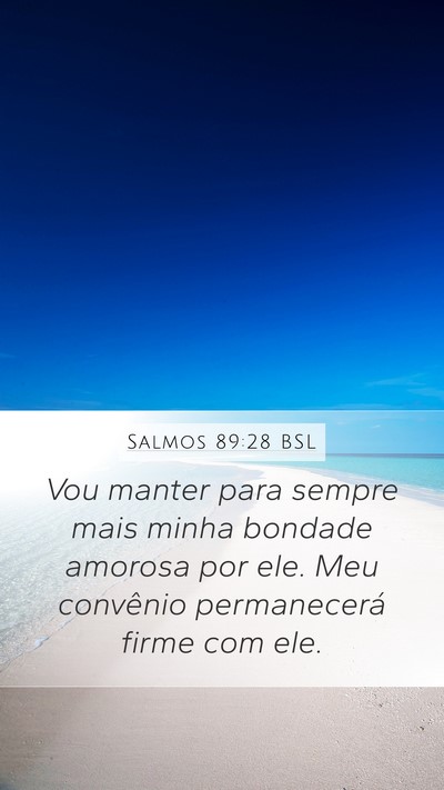Salmos 89:28 BSL Bible Verse Image