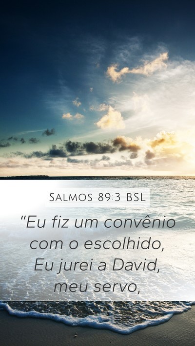 Salmos 89:3 BSL Bible Verse Image