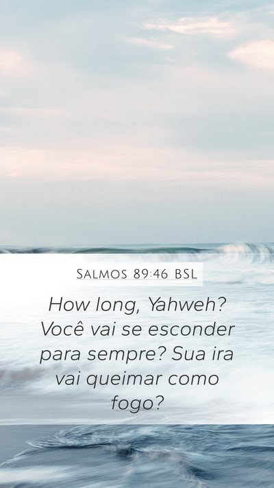 Salmos 89:46 BSL Bible Verse Image