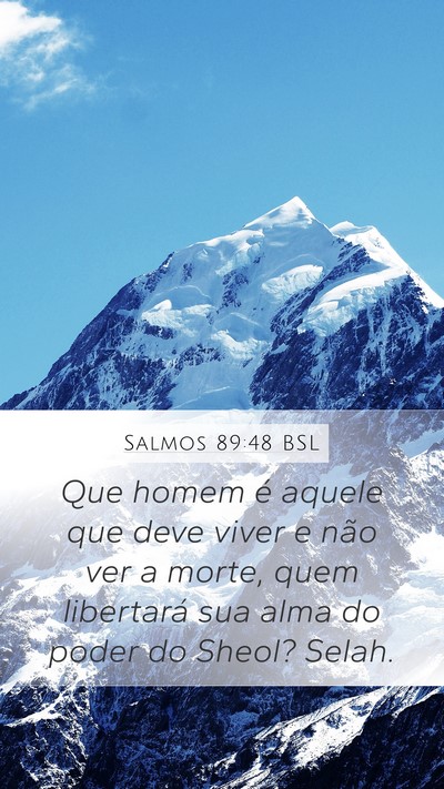 Salmos 89:48 BSL Bible Verse Image
