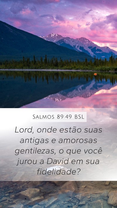 Salmos 89:49 BSL Bible Verse Image