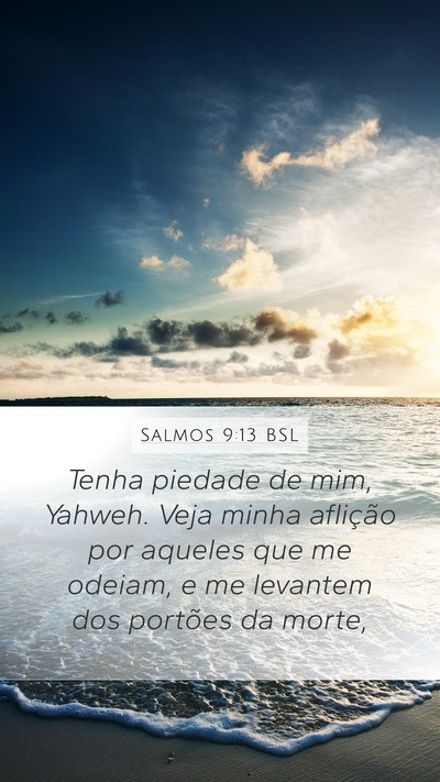 Salmos 9:13 BSL Bible Verse Image