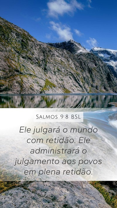 Salmos 9:8 BSL Bible Verse Image