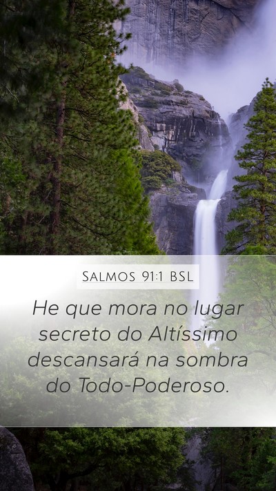 Salmos 91:1 BSL Bible Verse Image