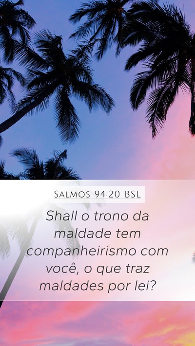 Salmos 94:20 BSL Bible Verse Image
