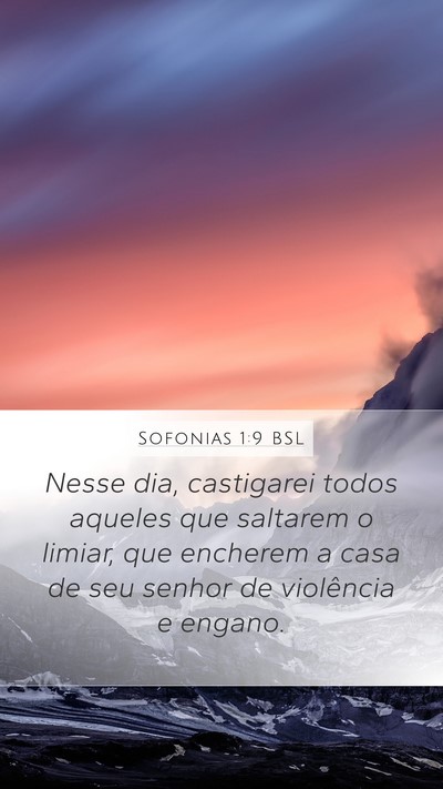 Sofonias 1:9 BSL Bible Verse Image