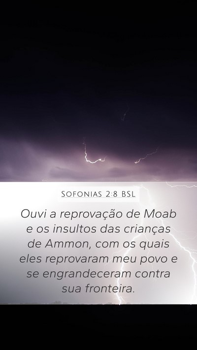 Sofonias 2:8 BSL Bible Verse Image