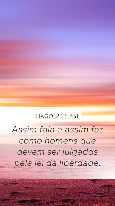 Tiago 2:12 BSL Bible Verse Image