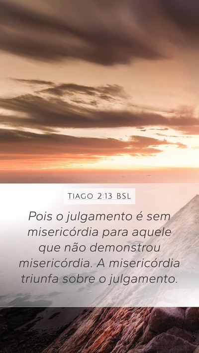 Tiago 2:13 BSL Bible Verse Image