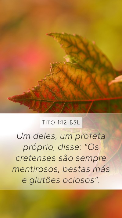 Tito 1:12 BSL Bible Verse Image
