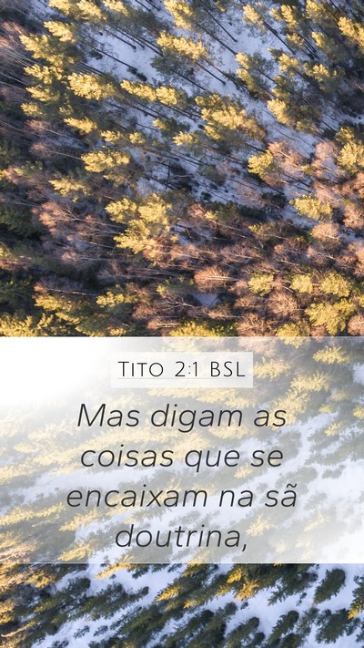 Tito 2:1 BSL Bible Verse Image