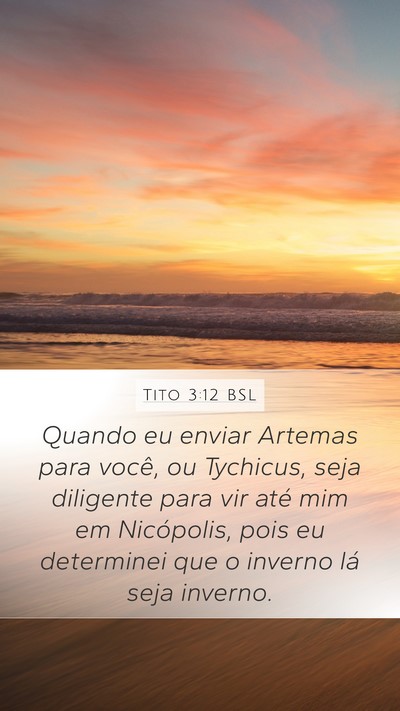 Tito 3:12 BSL Bible Verse Image