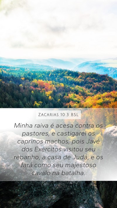 Zacarias 10:3 BSL Bible Verse Image