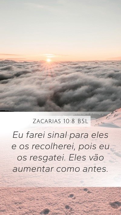 Zacarias 10:8 BSL Bible Verse Image