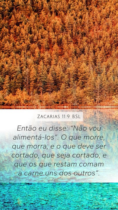Zacarias 11:9 BSL Bible Verse Image