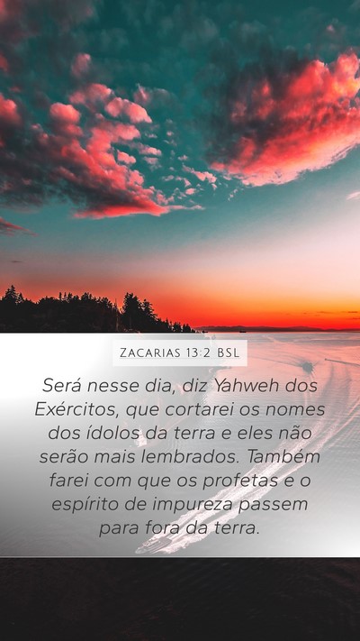 Zacarias 13:2 BSL Bible Verse Image