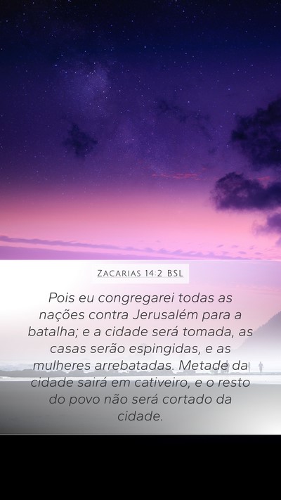 Zacarias 14:2 BSL Bible Verse Image