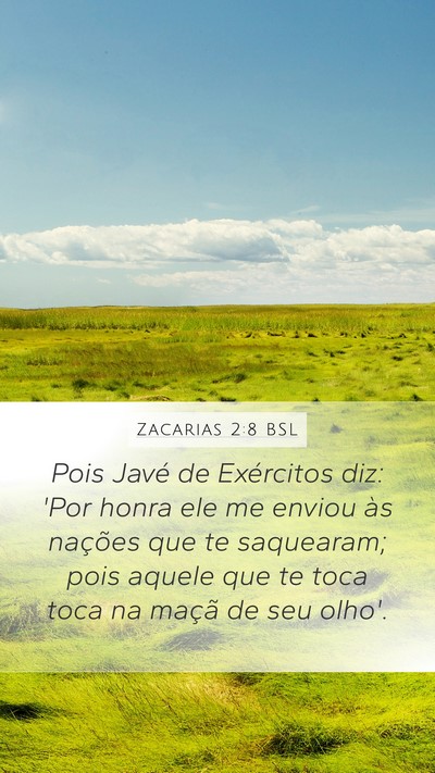 Zacarias 2:8 BSL Bible Verse Image