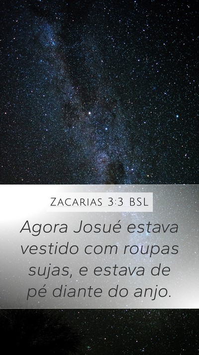 Zacarias 3:3 BSL Bible Verse Image