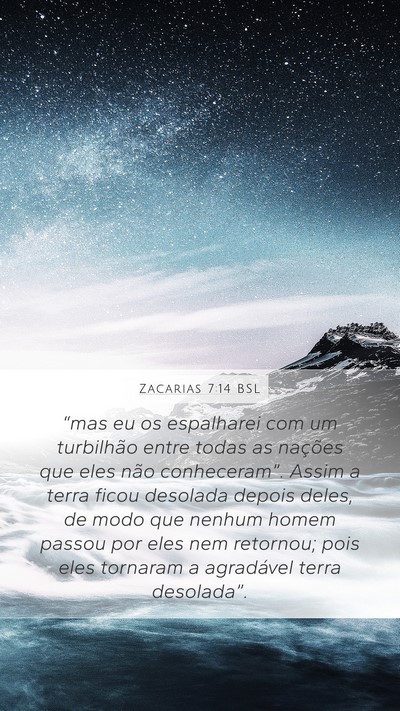 Zacarias 7:14 BSL Bible Verse Image