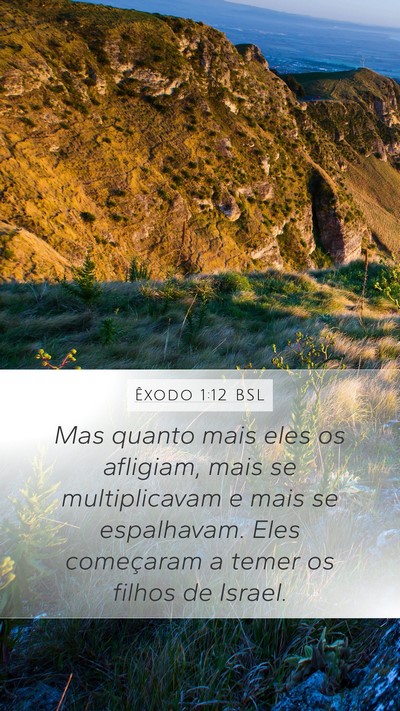 Êxodo 1:12 BSL Bible Verse Image