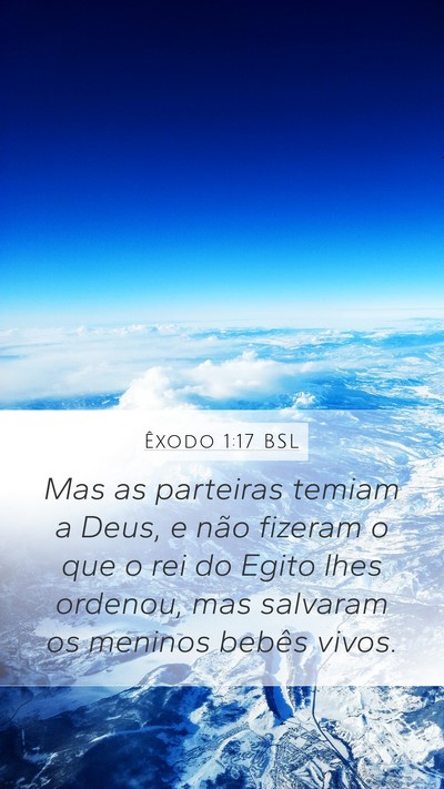 Êxodo 1:17 BSL Bible Verse Image