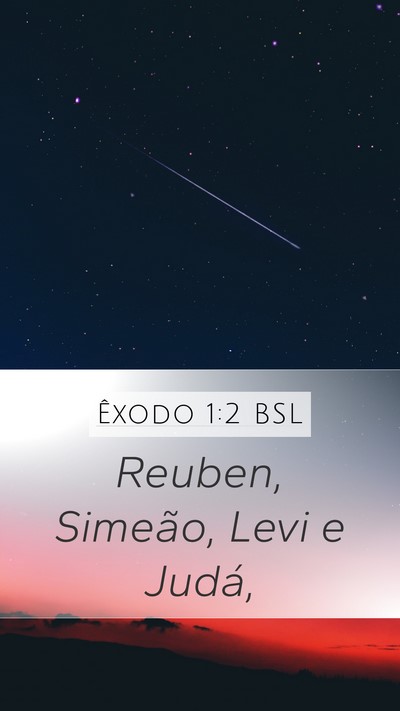 Êxodo 1:2 BSL Bible Verse Image