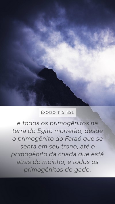 Êxodo 11:5 BSL Bible Verse Image