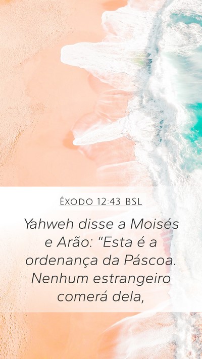 Êxodo 12:43 BSL Bible Verse Image