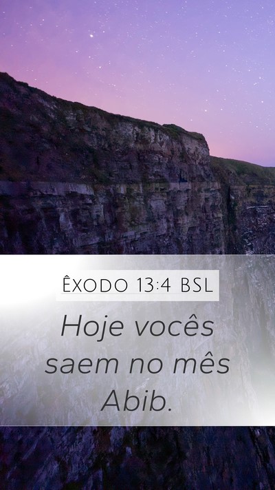 Êxodo 13:4 BSL Bible Verse Image