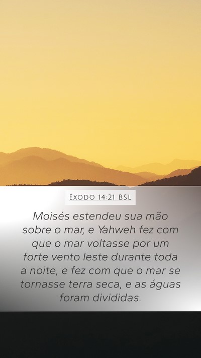 Êxodo 14:21 BSL Bible Verse Image