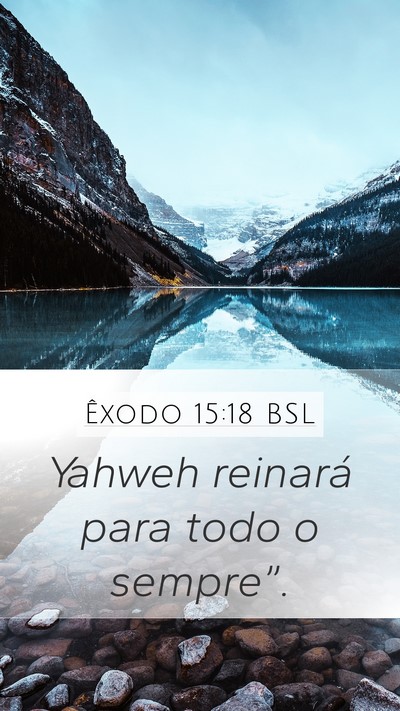 Êxodo 15:18 BSL Bible Verse Image