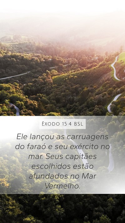 Êxodo 15:4 BSL Bible Verse Image