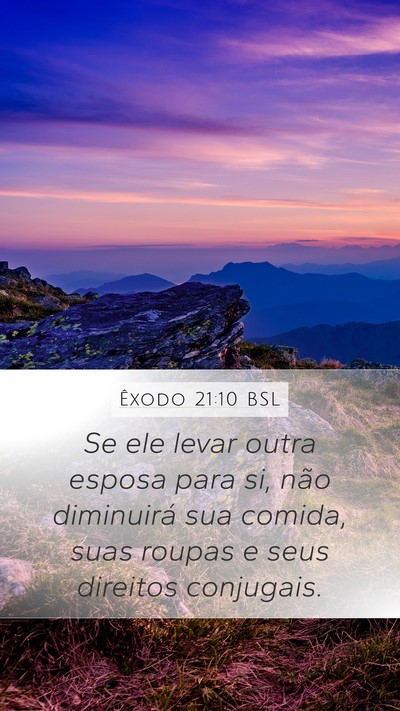 Êxodo 21:10 BSL Bible Verse Image