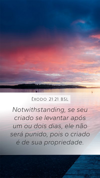 Êxodo 21:21 BSL Bible Verse Image