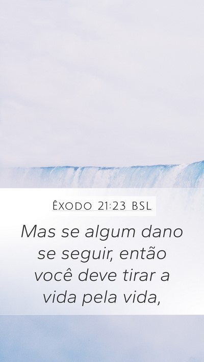 Êxodo 21:23 BSL Bible Verse Image