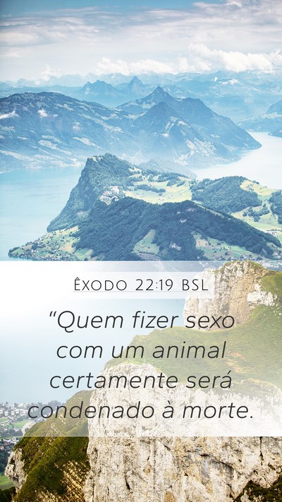 Êxodo 22:19 BSL Bible Verse Image