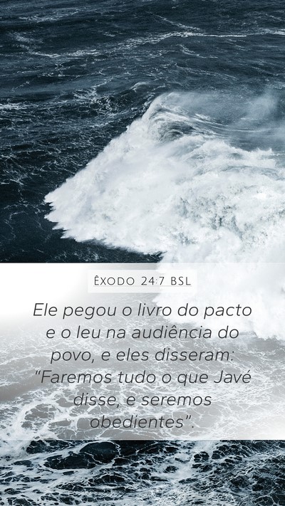 Êxodo 24:7 BSL Bible Verse Image