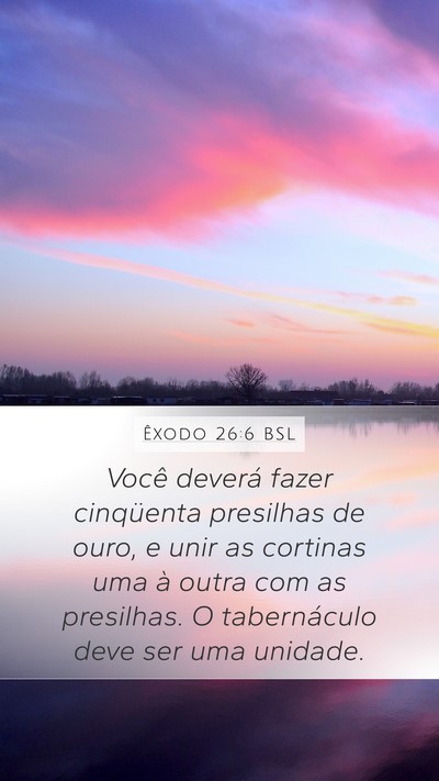 Êxodo 26:6 BSL Bible Verse Image