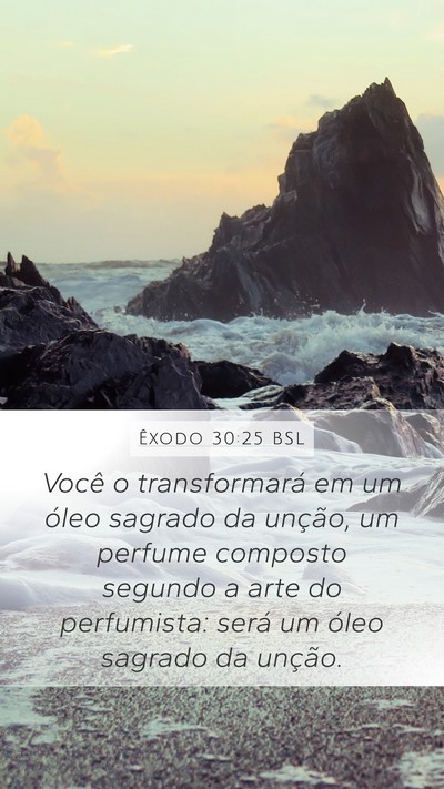 Êxodo 30:25 BSL Bible Verse Image