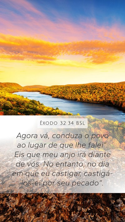 Êxodo 32:34 BSL Bible Verse Image